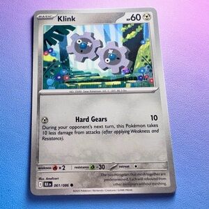klink - 061/086 (common) — pokemon: black bolt
